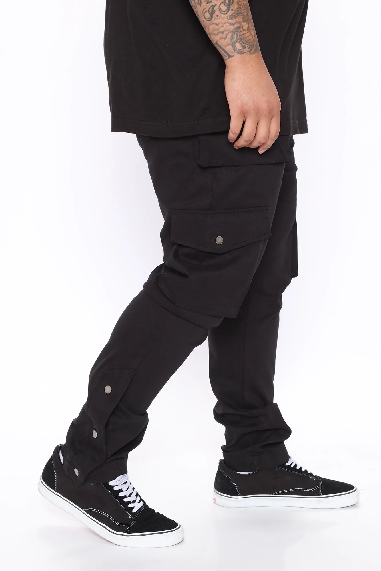 Worker Cargo Pants - Black