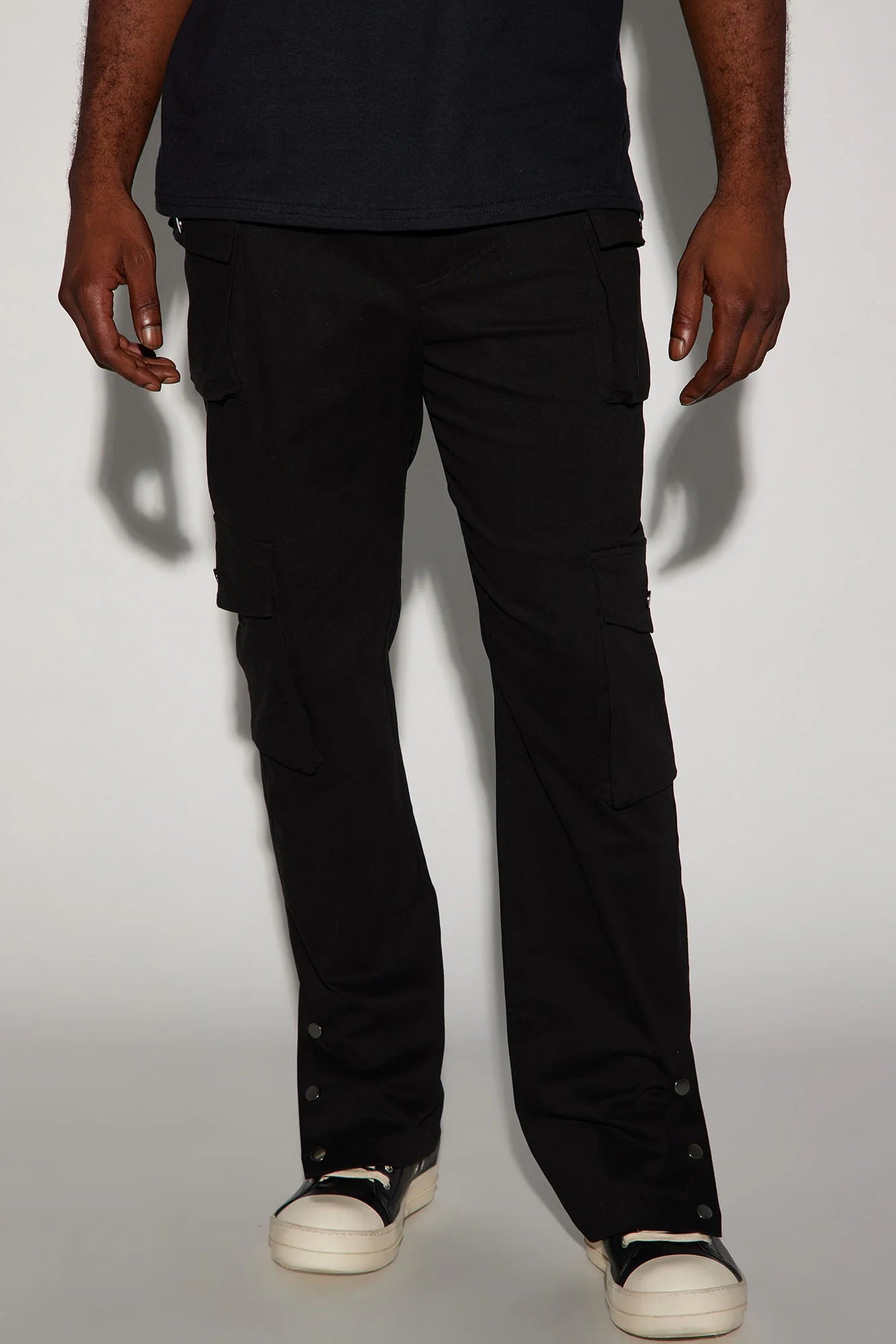 Worker Cargo Pants - Black