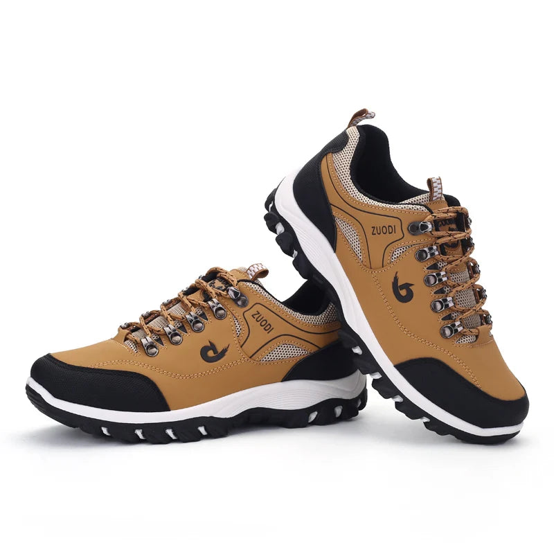 Men Treking Shoes round Toe Climbing Hiking Shoes Outdoor Sneakers Breathable Men Trainers Comfortable Walking Casual Men Shoes