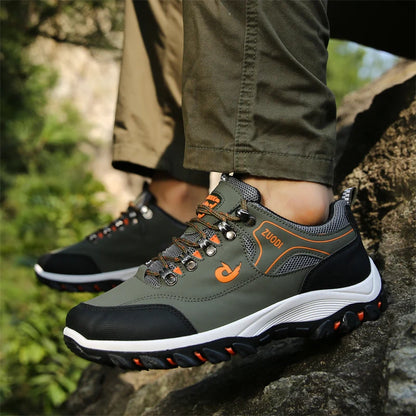 Men Treking Shoes round Toe Climbing Hiking Shoes Outdoor Sneakers Breathable Men Trainers Comfortable Walking Casual Men Shoes