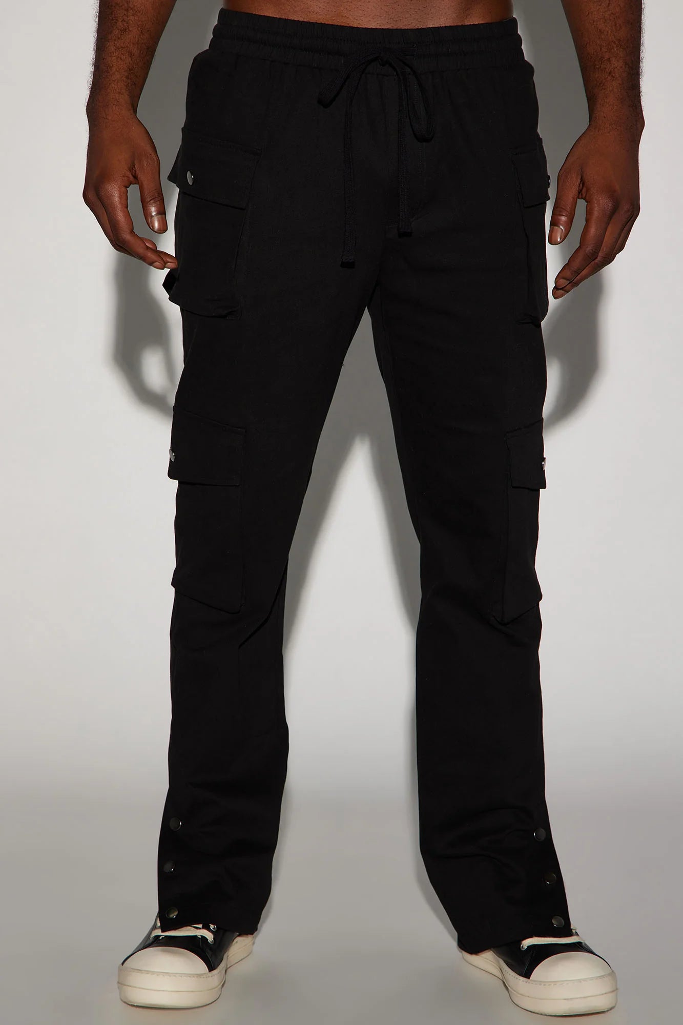 Worker Cargo Pants - Black