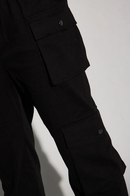 Worker Cargo Pants - Black